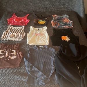 SHIEN bundle, 9 piece shirts/jacket